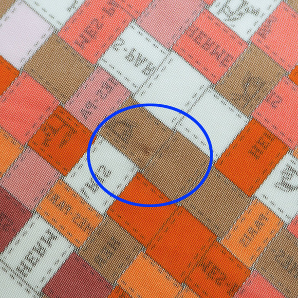 HERMES Hermes Carre Pointe Bolduk Silk Jersey Triangle Scarf Orange Large Siz... - Picture 6 of 9